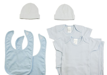 Boys 9 Piece Blue Layette Set